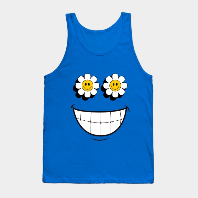 Just Smile Funny Tank Top by TranquilAsana